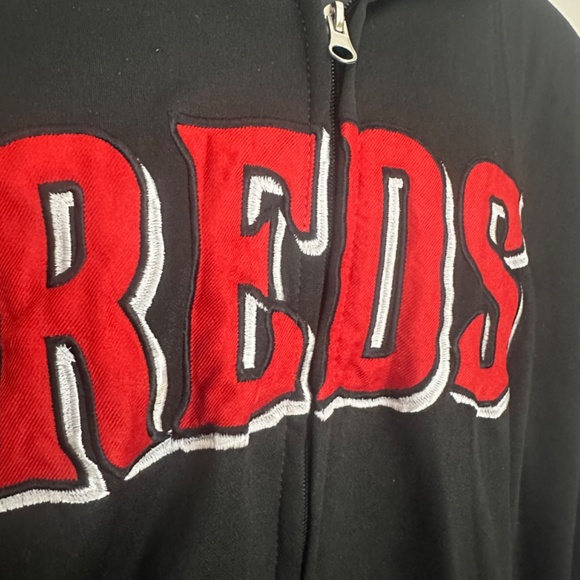 Cincinnati Reds Fleece Hoodie 4XL Gently worn 100% polyester fleece interior - Picture 2 of 5